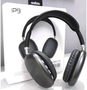 Black COLOR P9 Bluetooth Headphone
