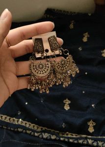 Beautiful Oxidised Jhumkas ( Pack Of 4)
