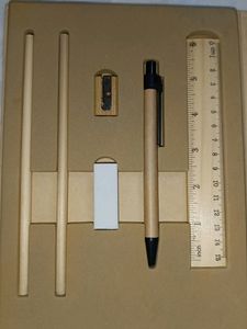 Aesthetic Note Pad With Stationary Set Inside