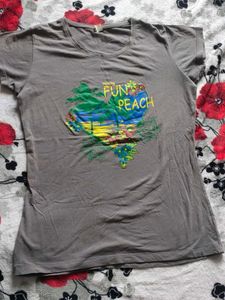 Fun Peach Graphic Tee