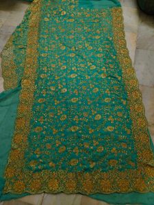 Expansive Embroidery Full Work Saree 🔥