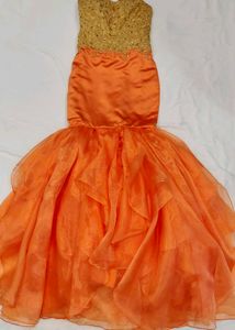 💥SALE💥Luxe Hand Embroidered Dress With Frills