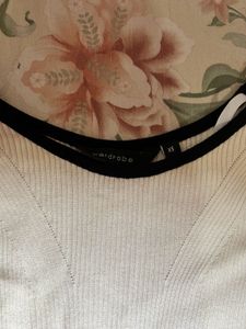 Stylish White Long Sleeve Top