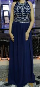 Halter neck gown