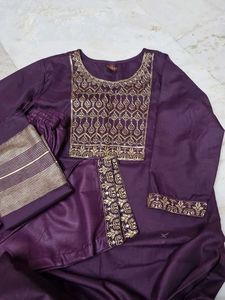 Purple Indian Salwar Kameez Suit