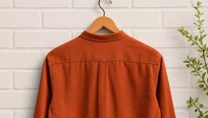 Orange Casual Shirt