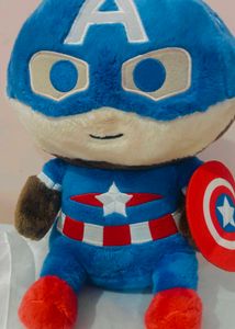 Superhero Captain America Plush Toy – Soft Stuffed