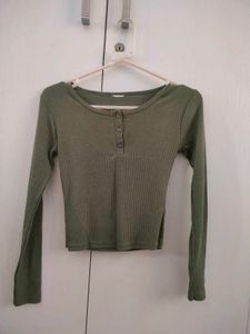 Long Sleeve crop top for women