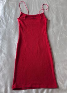 Zara Red Bodycon Mini Dress