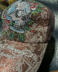 Ed Hardy Skull Trucker Hat
