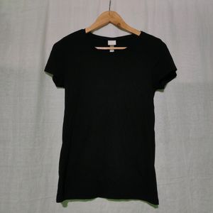 H&m Black Basic Top