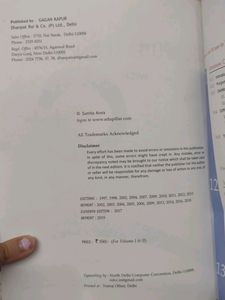 Computer Science With C++ Class 12, Sumita Arora, Volume 1&amp; 2