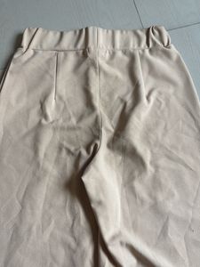 Wide Leg Beige Pants