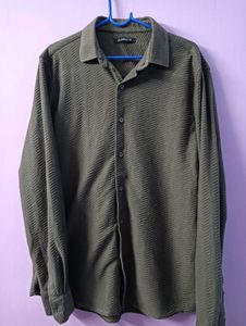 Zudio winter Olive Green Shirt