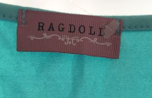 Cyan Ruched Top