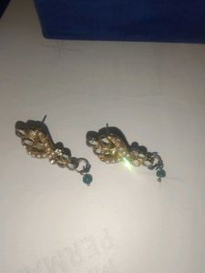 Vintage Beaded Dangle Earrings