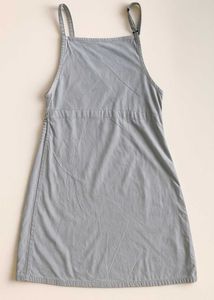 Pinafore Dress with Smiley Pockets