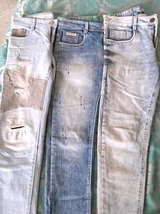 Distressed Denim Bundle - 3 Pairs