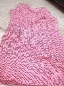 Pure  Cotton Soft Kurti Lahriya Zik Zar