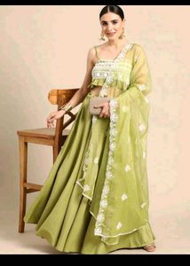 Green 💚 Skirt Lehenga