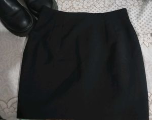 Black Korean Mini Skirt