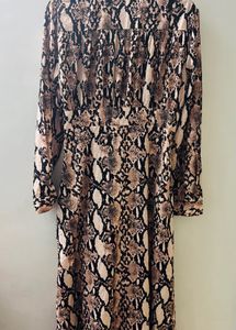 Animal Print Dress-L