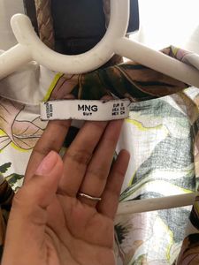 Floral Print Shirt From Mango
