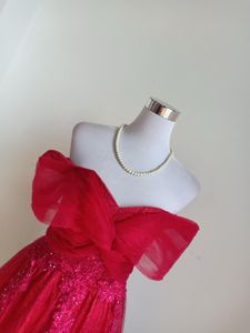 Red Off Shoulder Dress