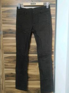 Dark Brown Slim Fit Chinos