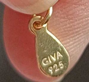 Giva 925 Real Silver Sphere Bracelet(Golden Color)