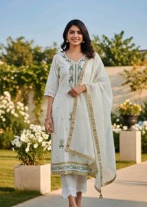 Elegant Embroidered Kurta Set