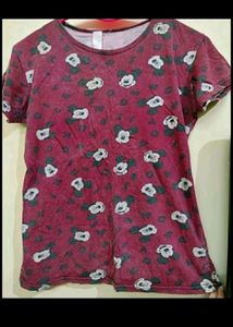 Cute Micky Top 💞👤(Colour Is Faded So You Can Wea