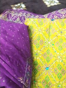 Ready To Wear Xxxl Suit Set With Dupatta