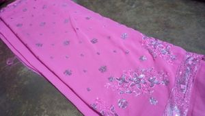 Pink Party Wear Saree