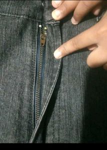 Dark Gray Denim Jeans