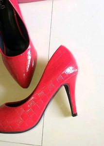Red Pencil Heels