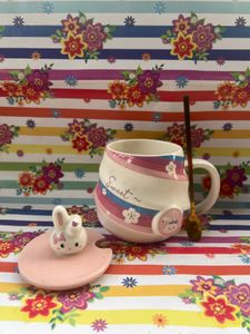 Bunny Mug with Lid &amp; Spoon