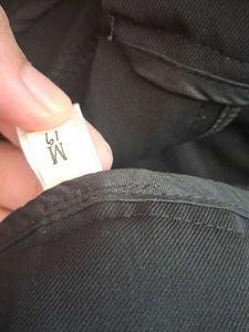 Black Wide Leg Trousers, paper jeans