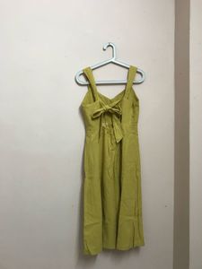 Mustard yellow Midi Sundress