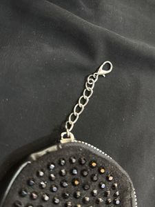 Black Studded Pouch