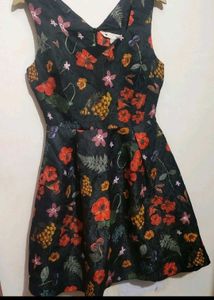 Multi Floral Print Dress For 32 Bust