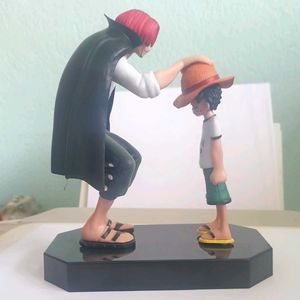 Luffy &amp; Shanks Figurine - One Piece Anime