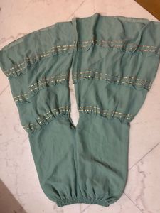 Embroidered Mint Suit