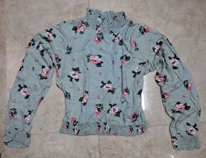 Cute Floral Print Top