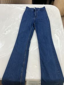 😍PREMIUM LIKE NEW ZARA High-Waisted Flare Jeans