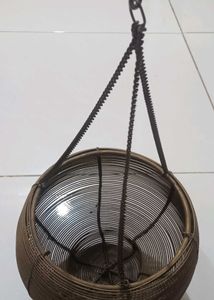 Vintage Hanging Wire Basket