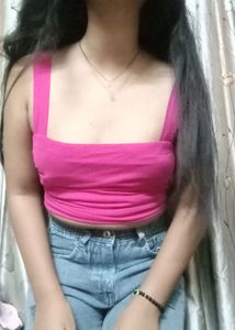 Cute Pink Tank Top For Girls 😍