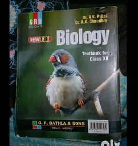 Grb Biology Class 12 Book