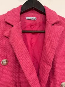 Pink Double Breasted Blazer 💘