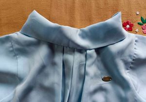Sky Blue Basic Top for Girls 💙